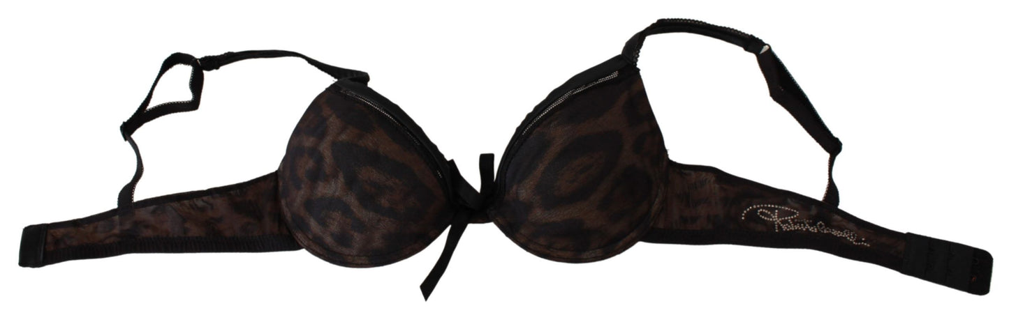 Roberto Cavalli Seductive push-up bra in leopard look