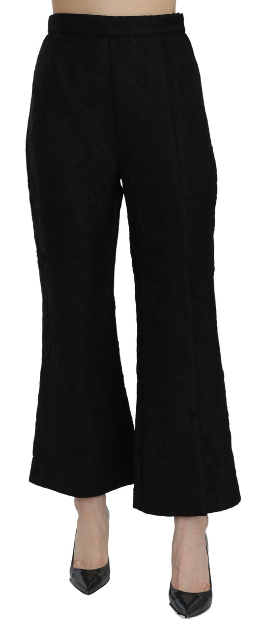 Dolce & Gabbana Schicke Hochtaillierte Cropped Pants