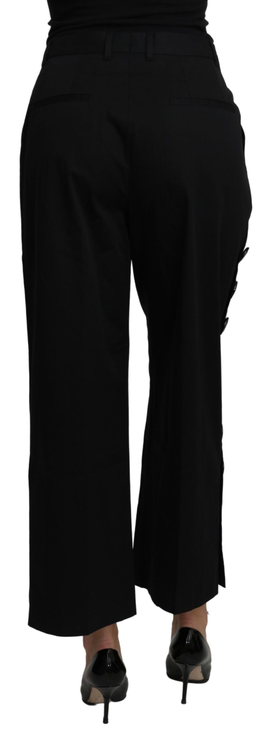 Dolce &amp; Gabbana Elegant Cropped Pants with High Waist