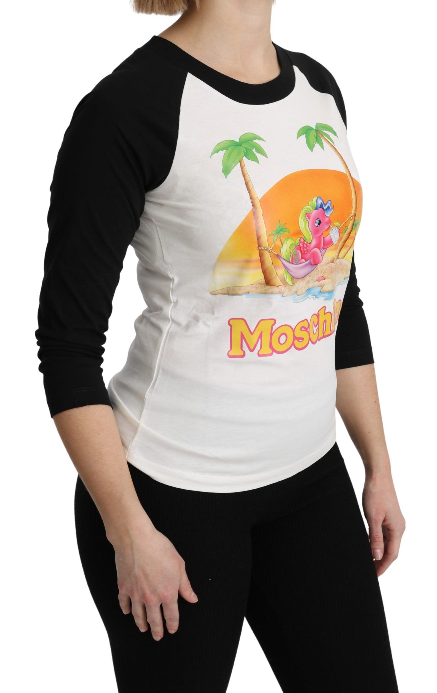 Moschino Schickes My Little Pony Baumwoll-Top mit Rundhalsausschnitt