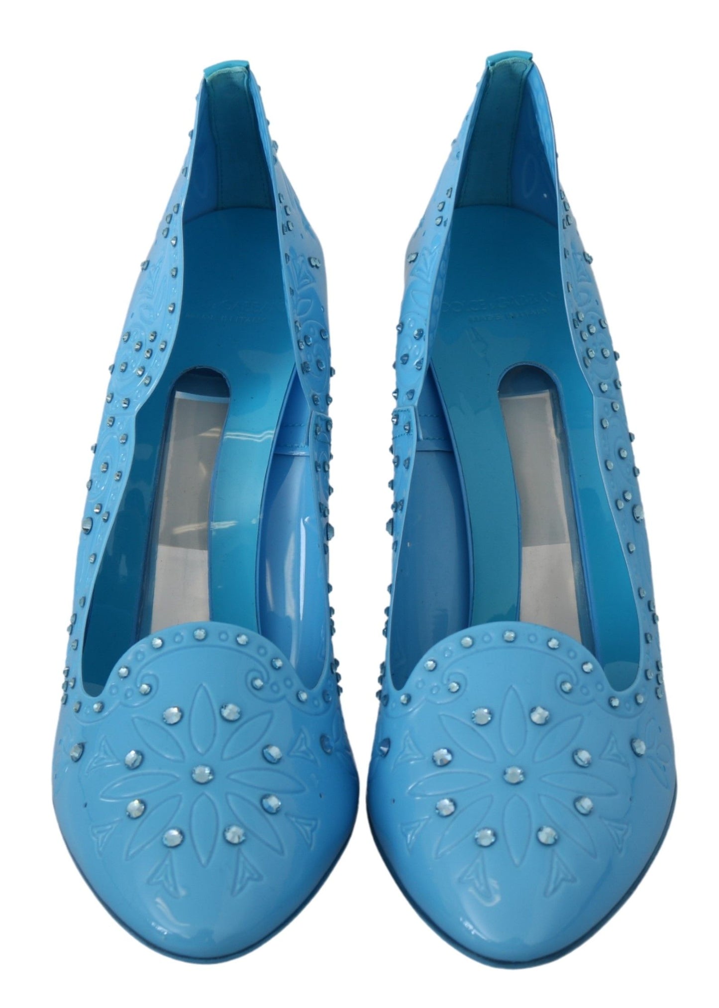 Dolce &amp; Gabbana Blue Cinderella -pumput kristallikoristeilla