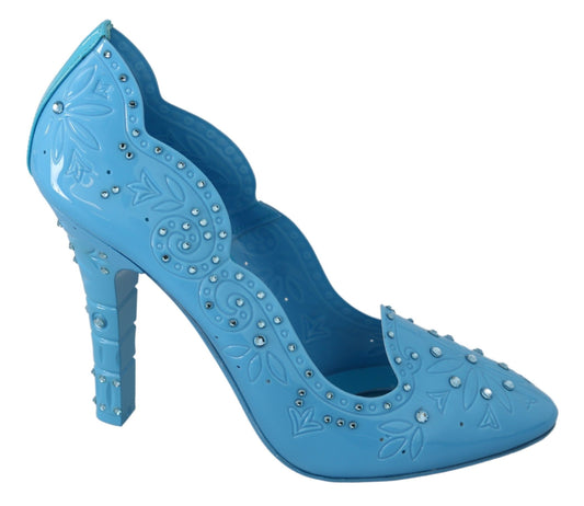 Dolce &amp; Gabbana Blue Cinderella -pumput kristallikoristeilla