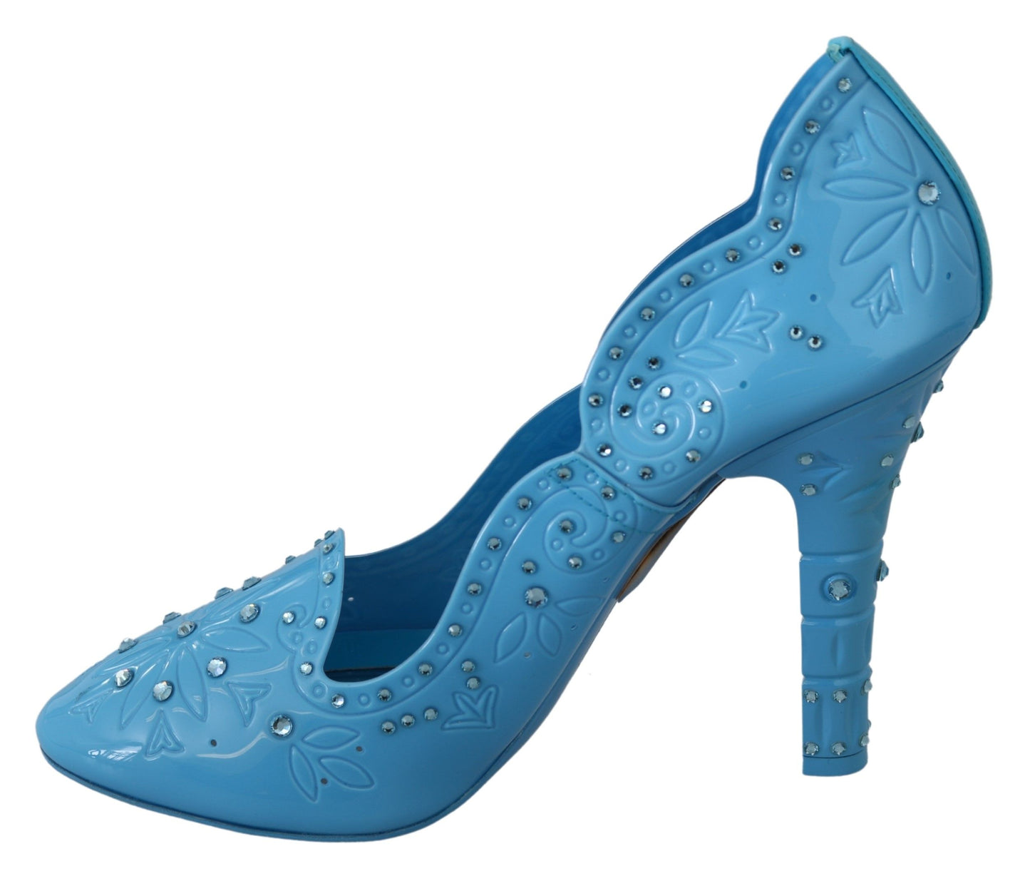 Dolce &amp; Gabbana Blue Cinderella -pumput kristallikoristeilla