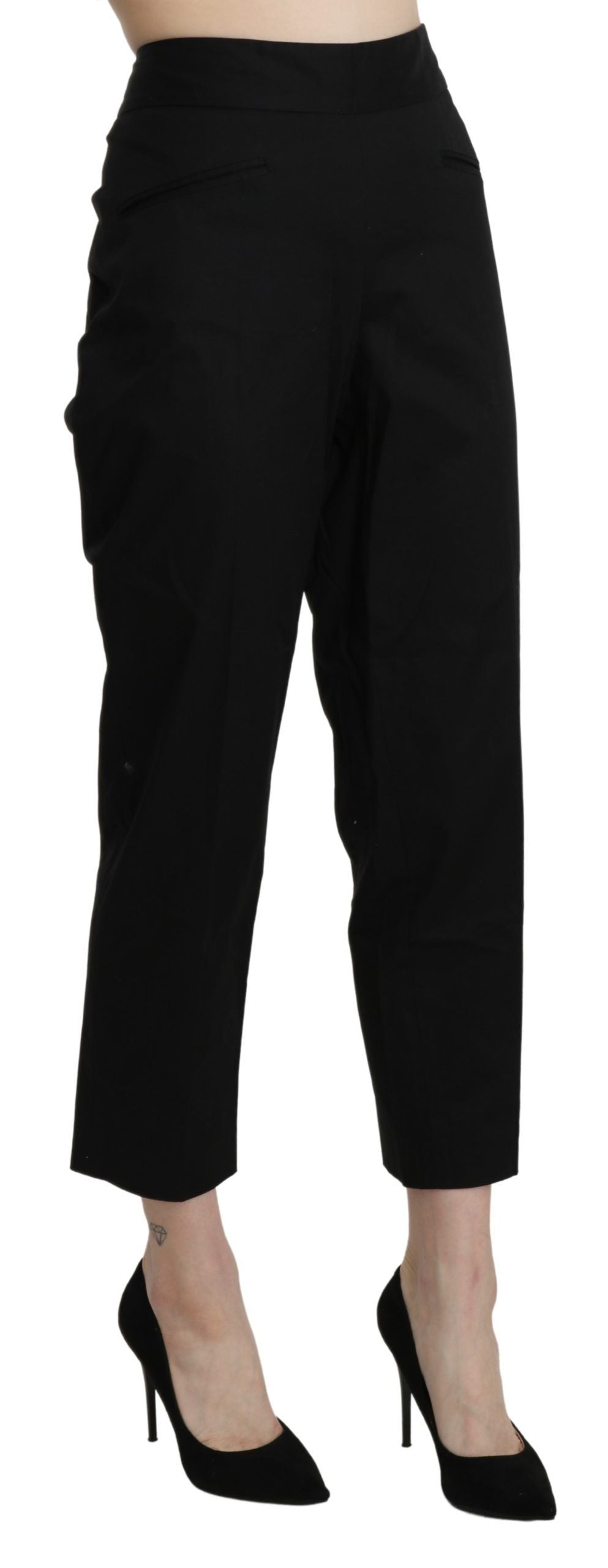 BENCIVENGA Elegante Cropped Pants mit hoher Taille