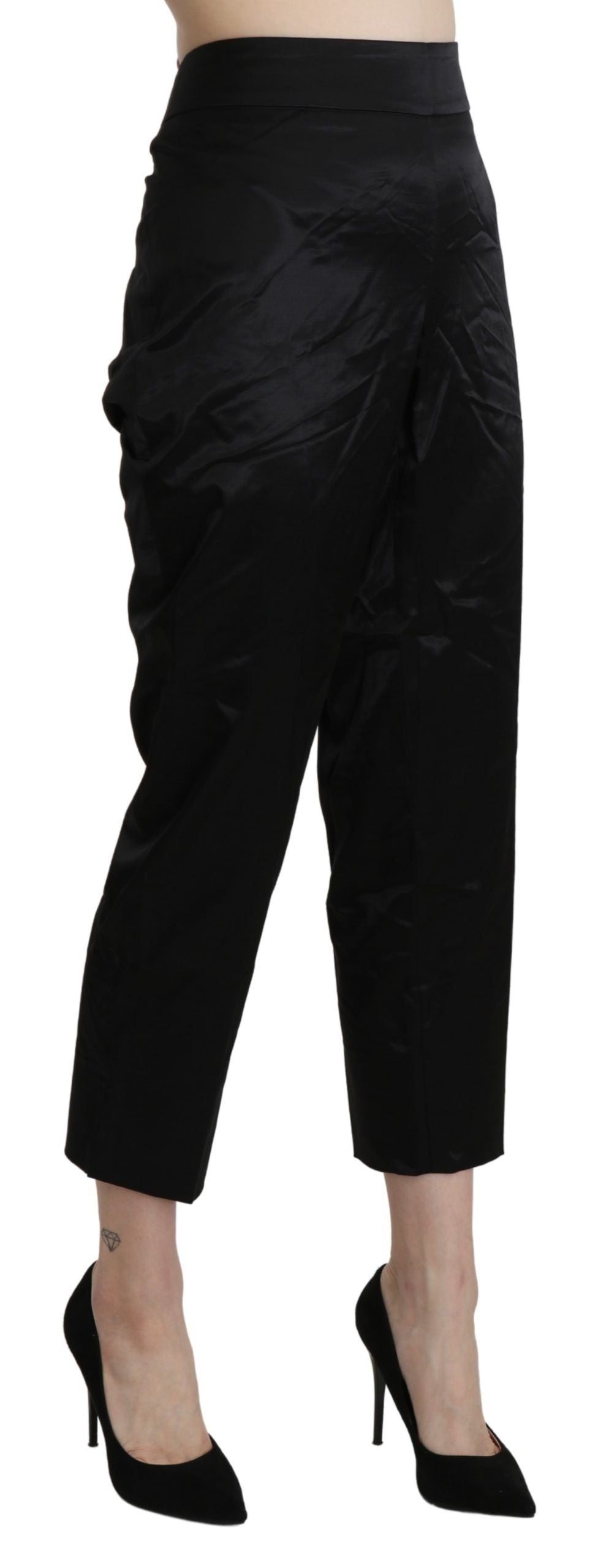 BENCIVENGA Elegante Cropped Pants mit hoher Taille