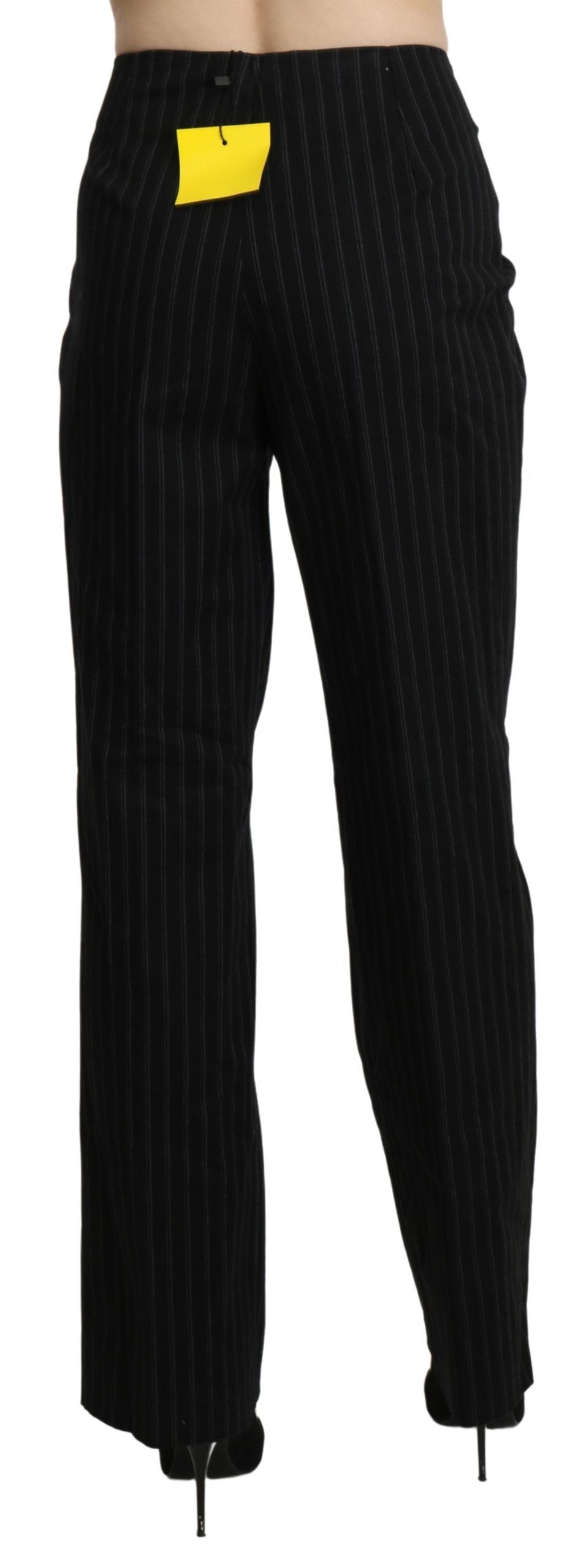 BENCIVENGA Elegante Schwarze Hose mit hoher Taille