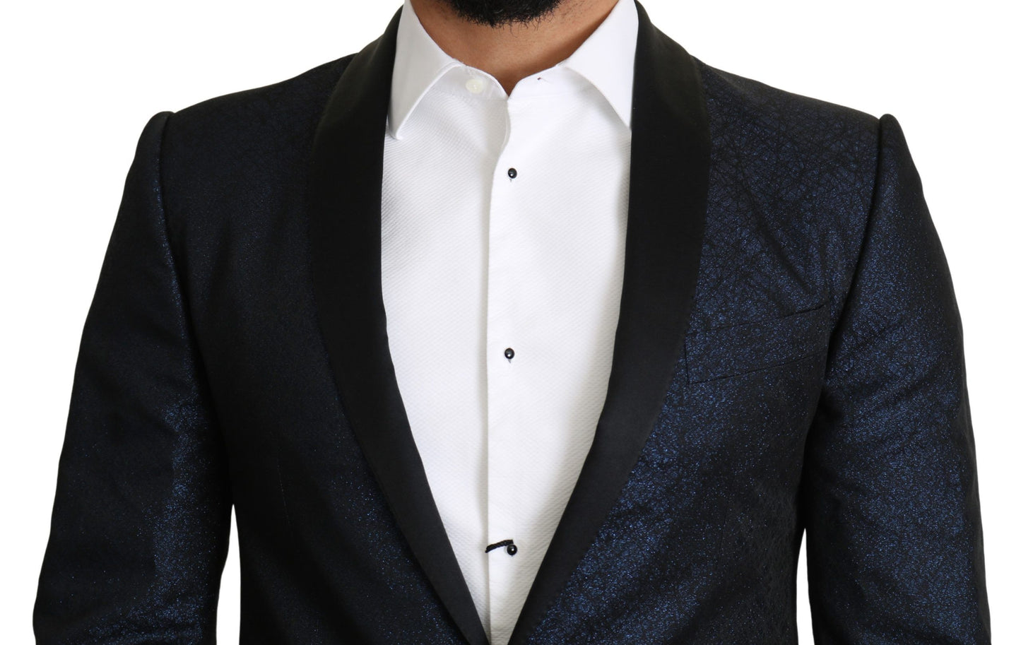 Dolce &amp; Gabbana Elegant Blazer Martini Blue Slim Fit