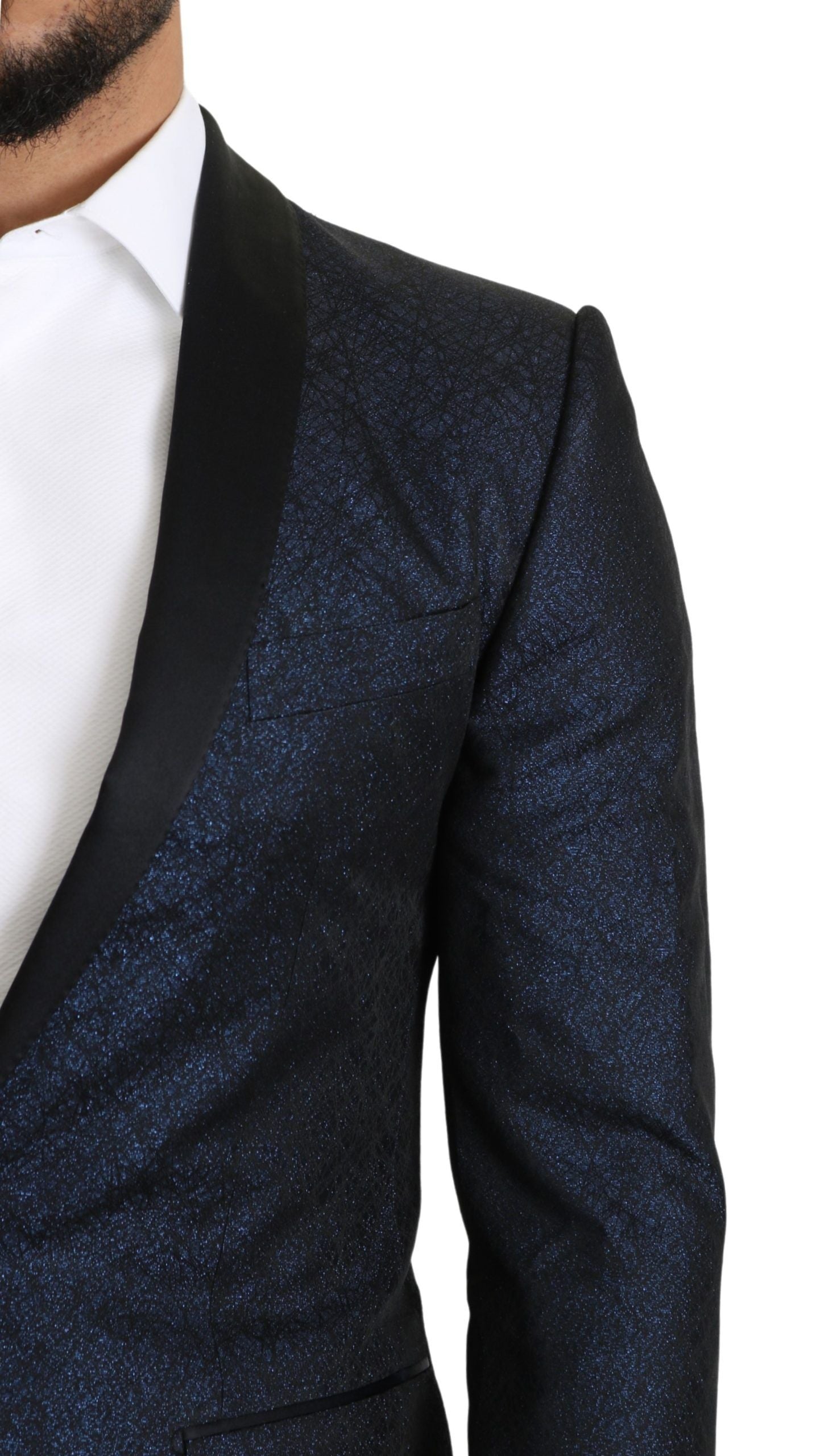 Dolce &amp; Gabbana Elegant Blazer Martini Blue Slim Fit