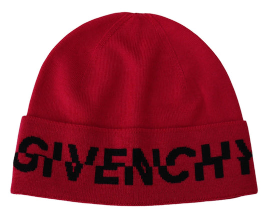 Givenchy Elegant wool hat with contrasting logo