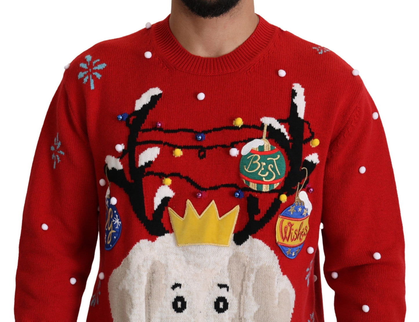 Dolce & Gabbana Eleganter Weihnachts-Kaschmirpullover