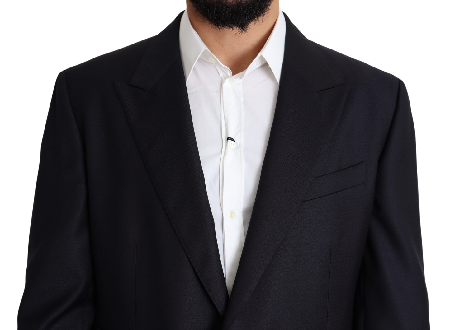 Dolce &amp; Gabbana Elegant Black Wool Blazer for Men