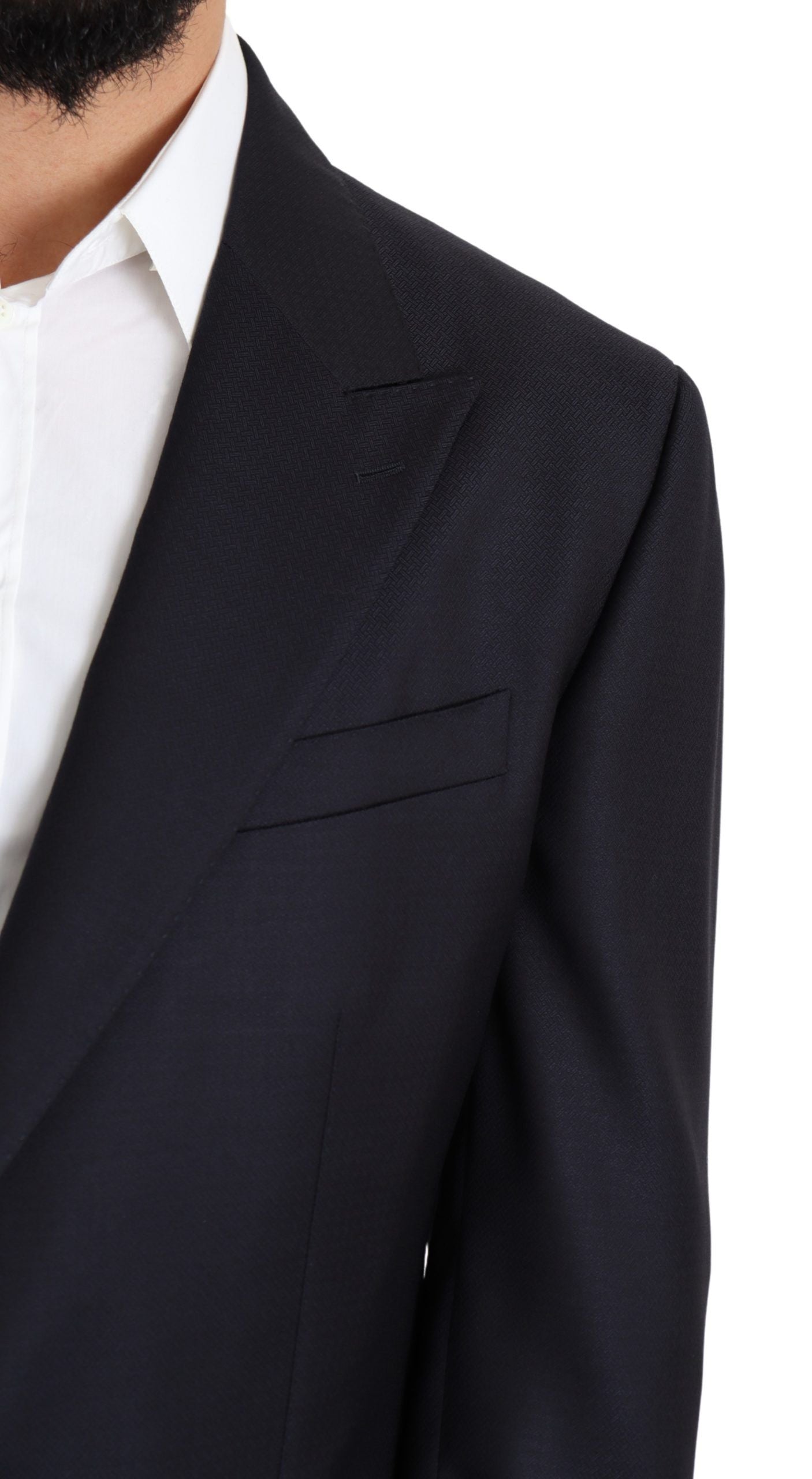 Dolce &amp; Gabbana Elegant Black Wool Blazer for Men