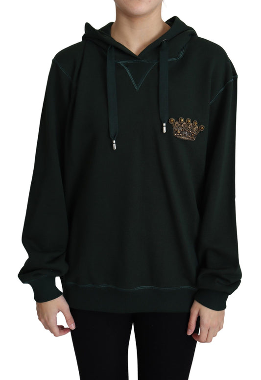 Dolce &amp; Gabbana Embroidered Hoodie with Royal Crown