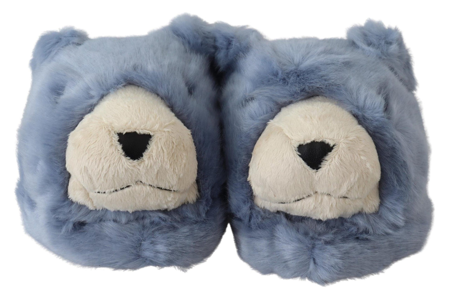 Dolce &amp; Gabbana Chic Teddy Bear Blue Loafers -kengät