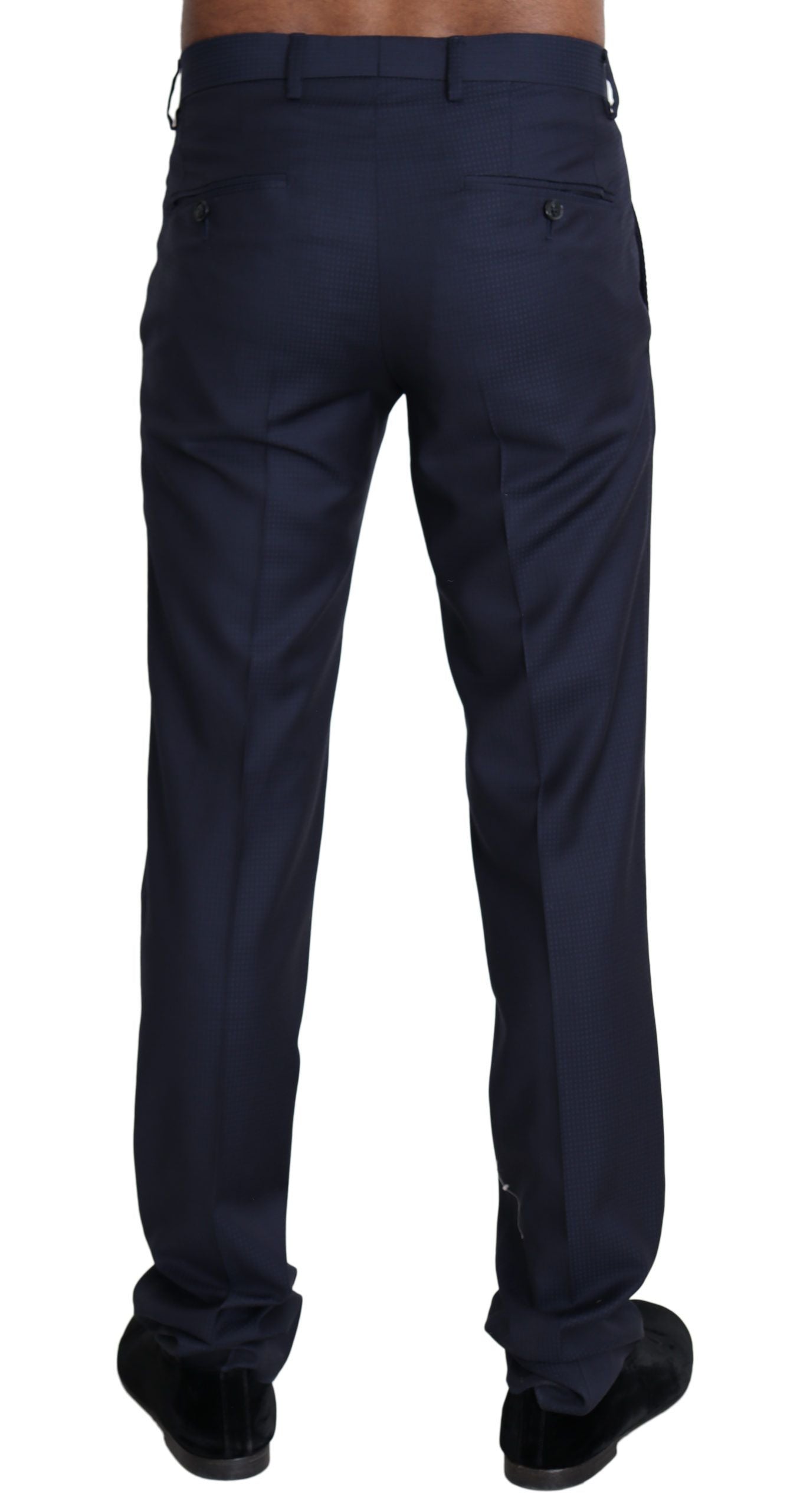 Dolce &amp; Gabbana Elegant Slim Fit Wool Blend Dress Pants