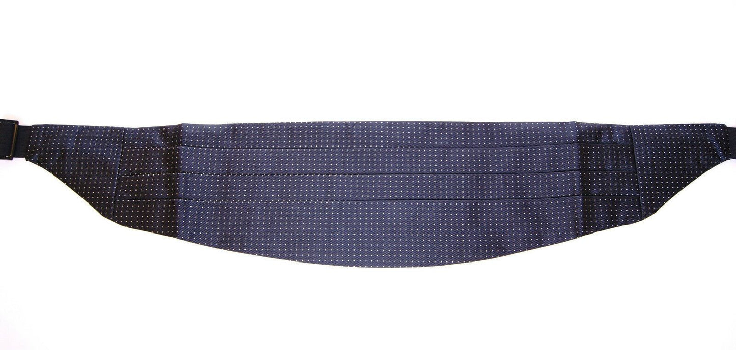 Dolce &amp; Gabbana Elegant Dotted Silk Cummerbund