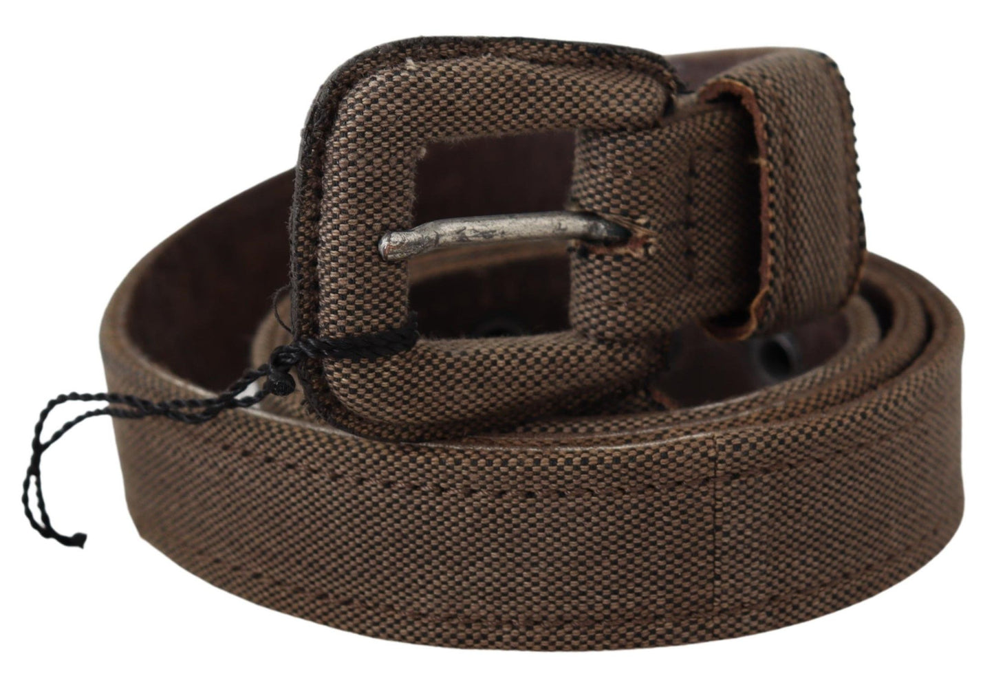 Costume National Elegant Brown Leather Belt