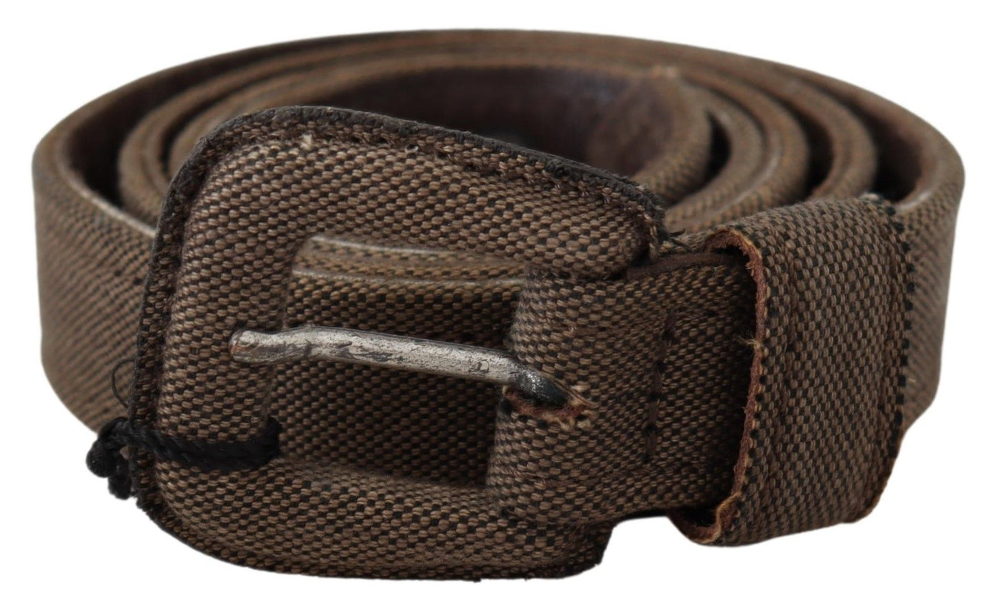 Costume National Elegant Brown Leather Belt