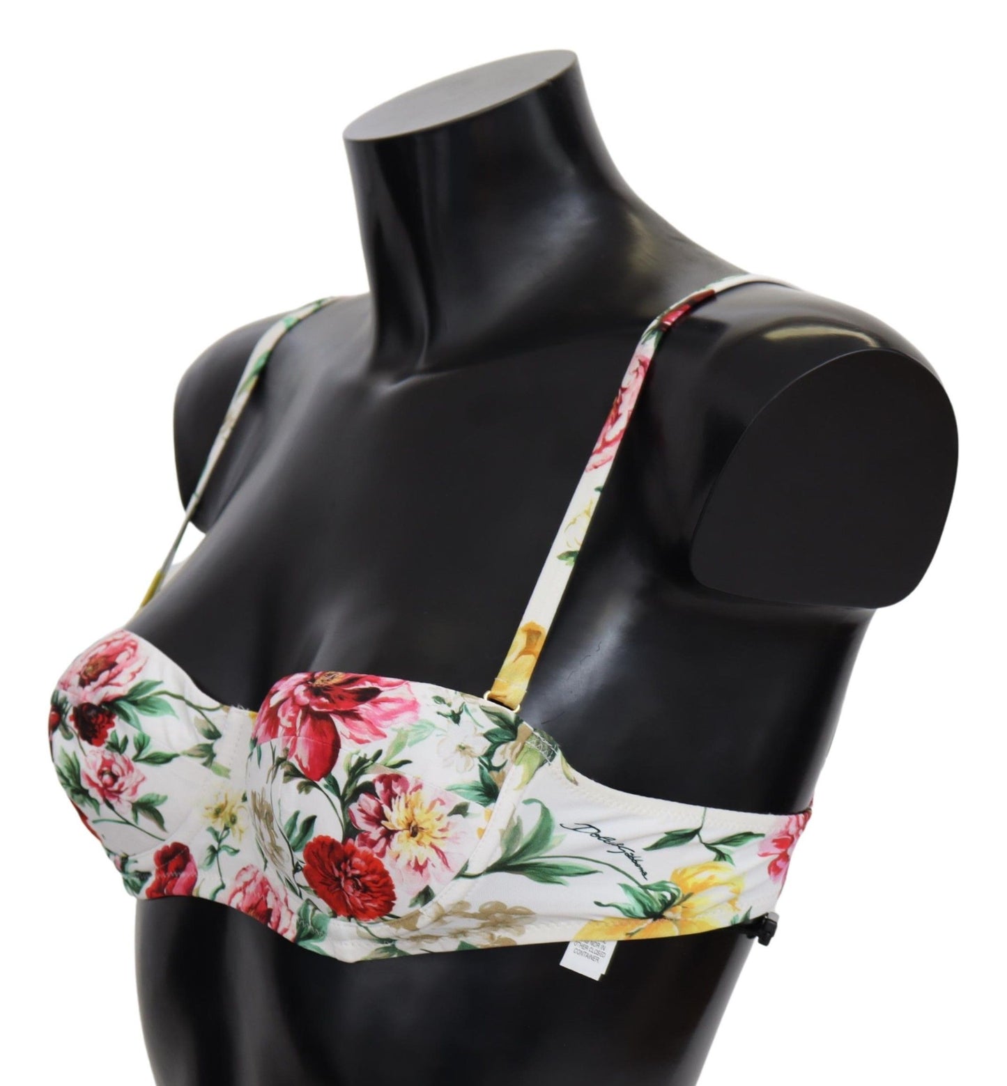 Dolce &amp; Gabbana Elegant Floral Bikini Top - Summer Chic