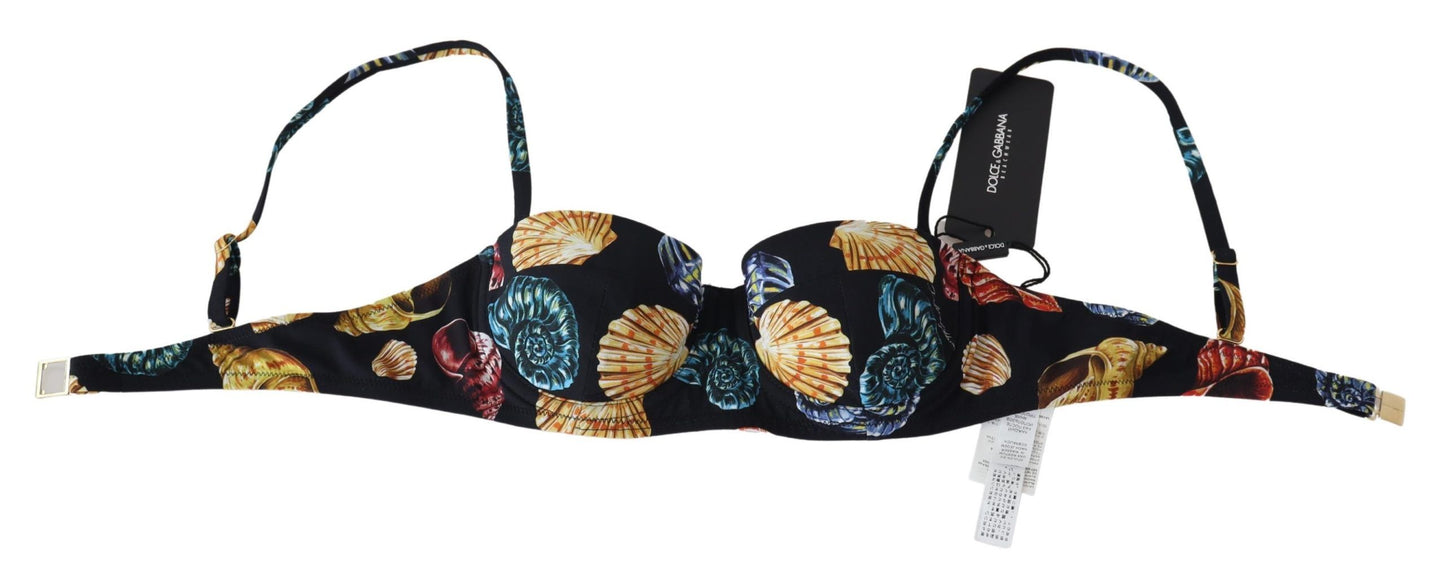 Dolce & Gabbana Schickes Bikini-Oberteil mit Muscheldruck