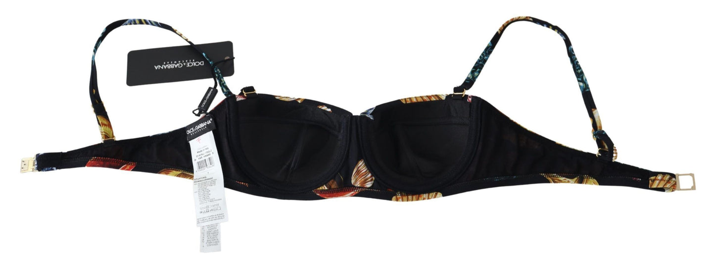 Dolce & Gabbana Schickes Bikini-Oberteil mit Muscheldruck