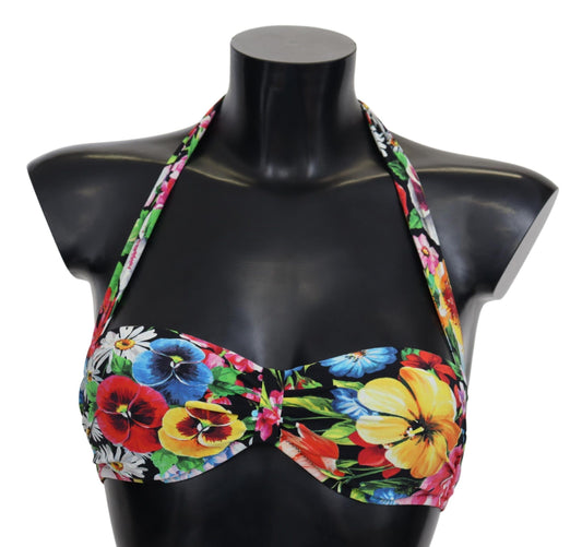 Dolce &amp; Gabbana Floral Elegance korkealaatuinen bikinipaita