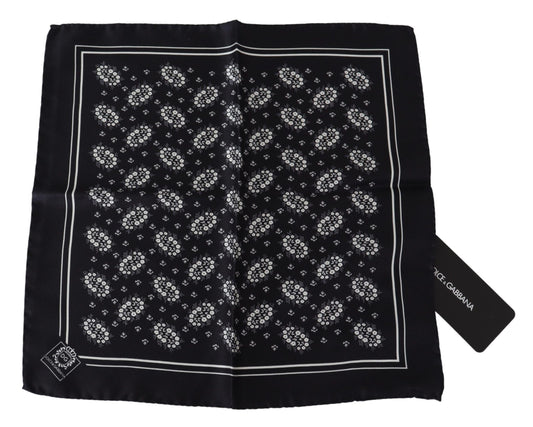 Dolce &amp; Gabbana Elegant patterned silk pocket square