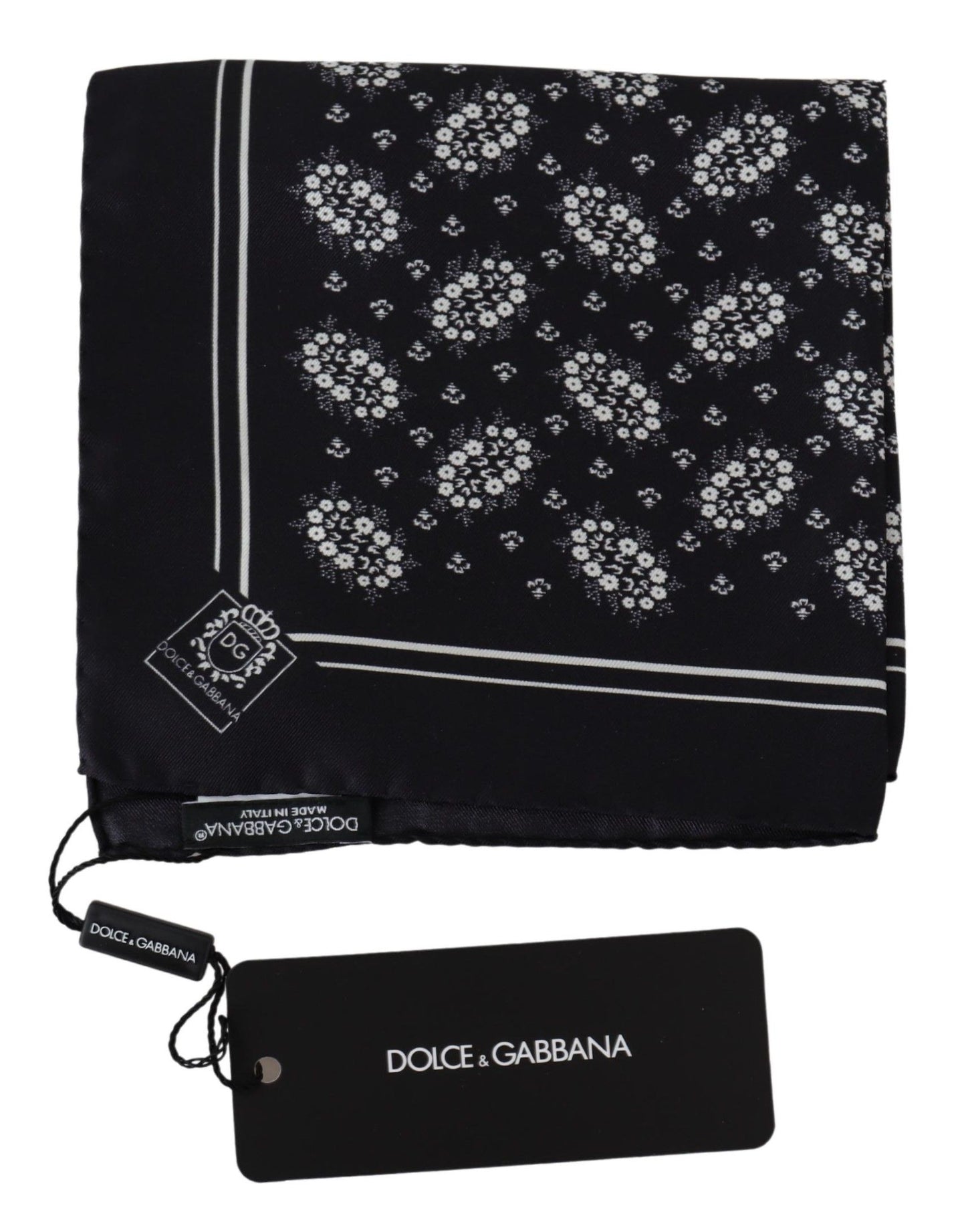 Dolce &amp; Gabbana Elegant patterned silk pocket square