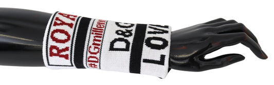 Dolce &amp; Gabbana multicolored virgin wool wrist scarf