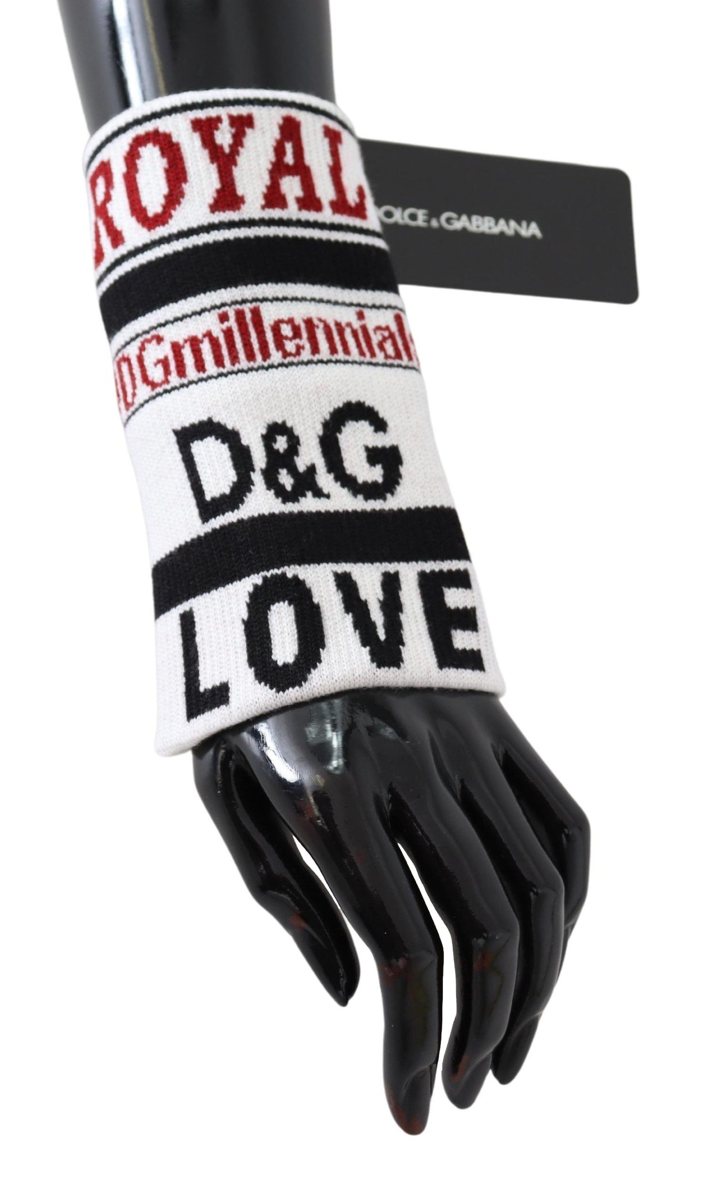 Dolce &amp; Gabbana multicolored virgin wool wrist scarf