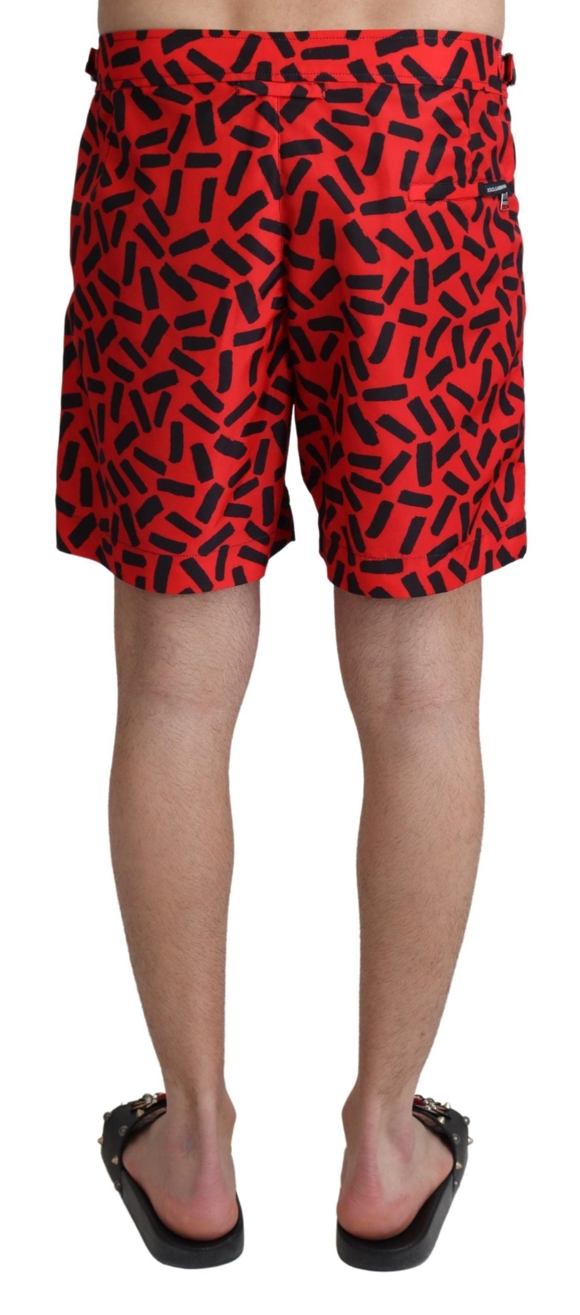 Dolce & Gabbana Schicke rote Badehose Boxershorts