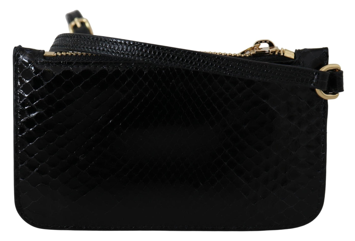 Dolce & Gabbana Elegante Brieftasche aus Leder mit Python-Muster