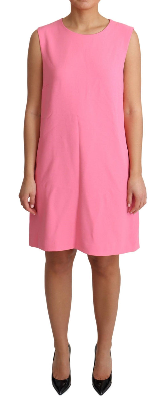 Dolce &amp; Gabbana Elegant pink knee-length shift dress