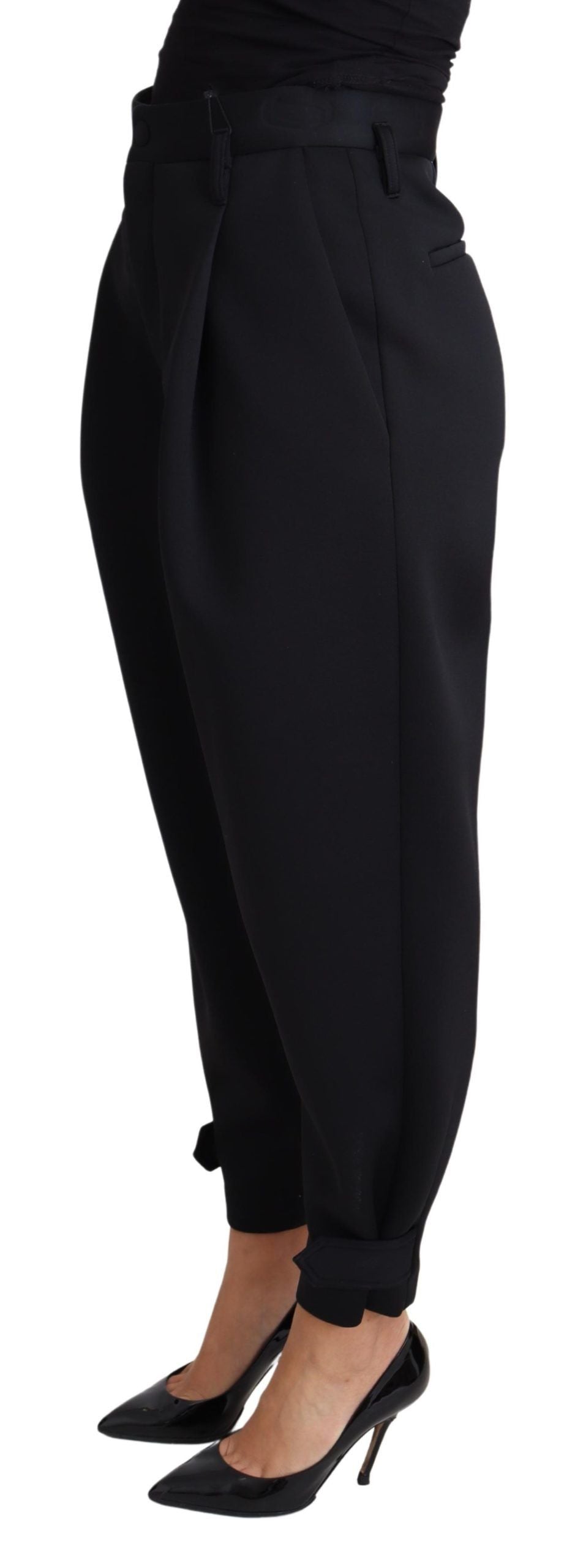 Dolce & Gabbana Elegante Cropped-Hose mit hoher Taille