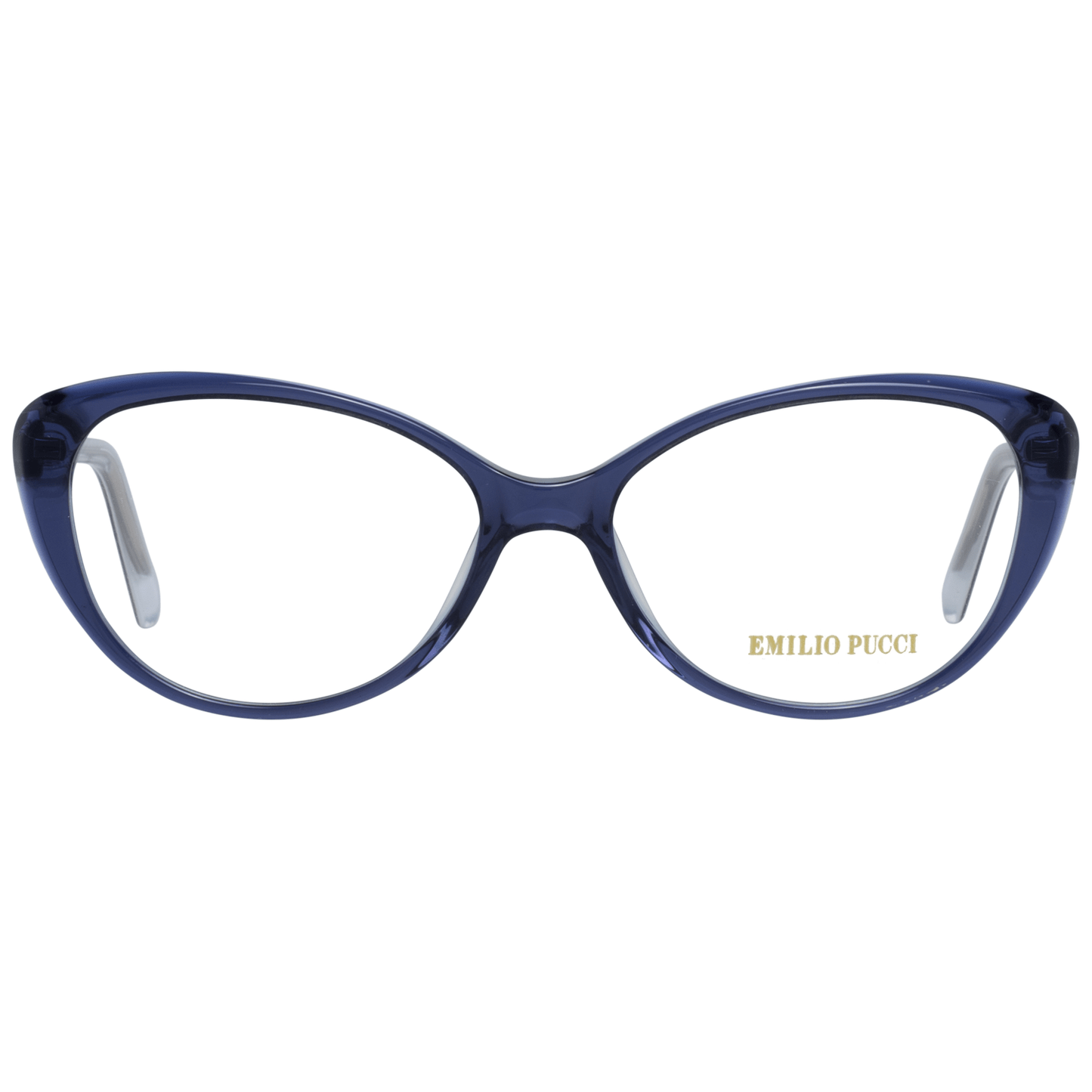 Emilio Pucci Schicke blaue Designer-Damenbrille mit Vollrand