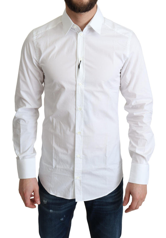 Dolce &amp; Gabbana Elegant white cotton shirt