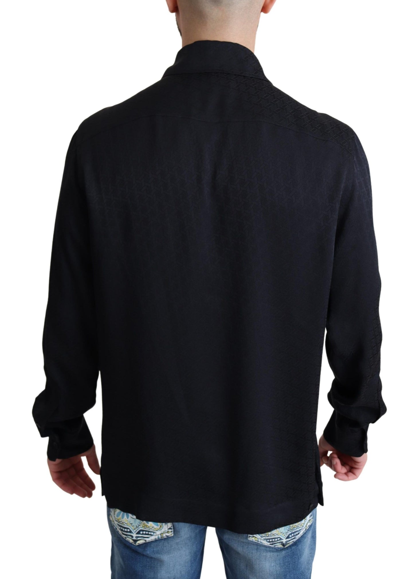 Dolce &amp; Gabbana Elegant casual shirt made of jacquard silk