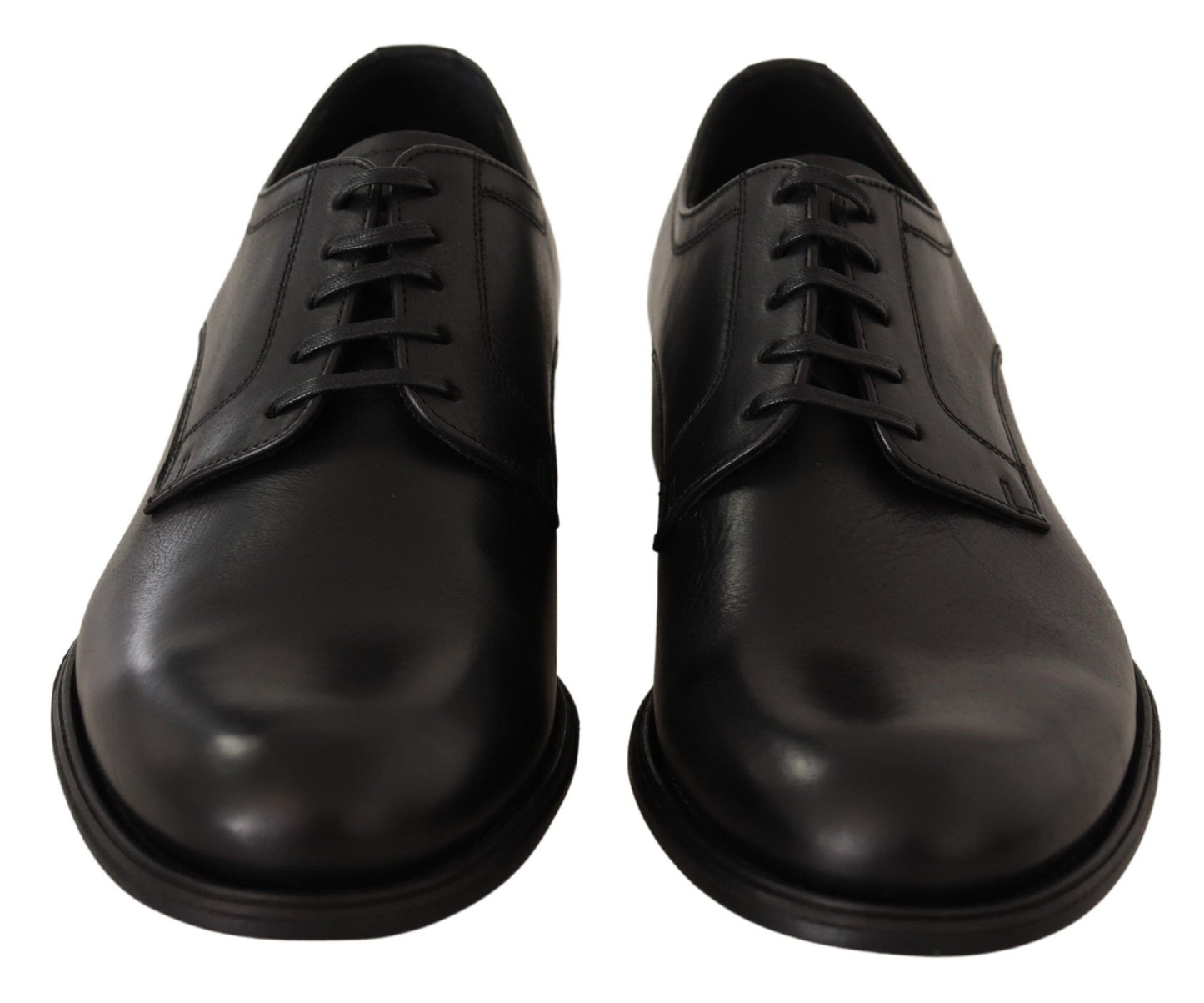 Dolce &amp; Gabbana Elegant Black Derby Shoes