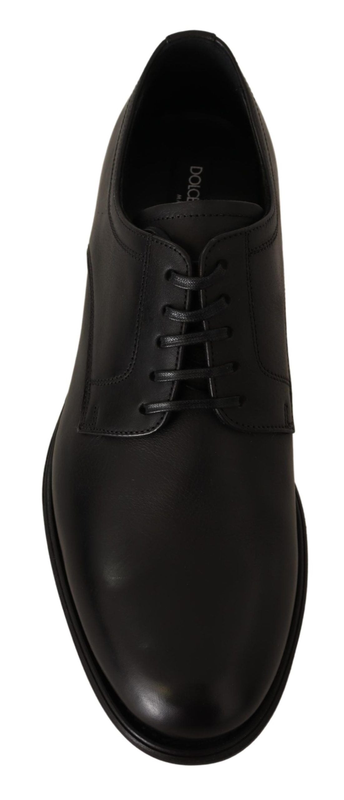 Dolce &amp; Gabbana Elegant Black Derby Shoes