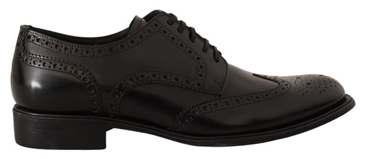 Dolce &amp; Gabbana Elegant Wingtip Derby Oxford -kengät