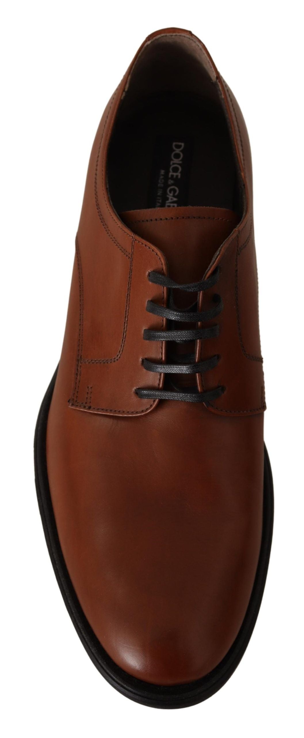 Dolce &amp; Gabbana Elegant brown derby shoes