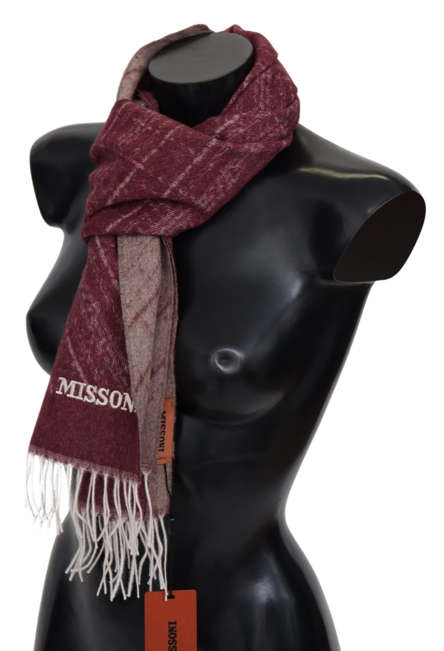 Missoni Elegant Cashmere Fringed -huivi