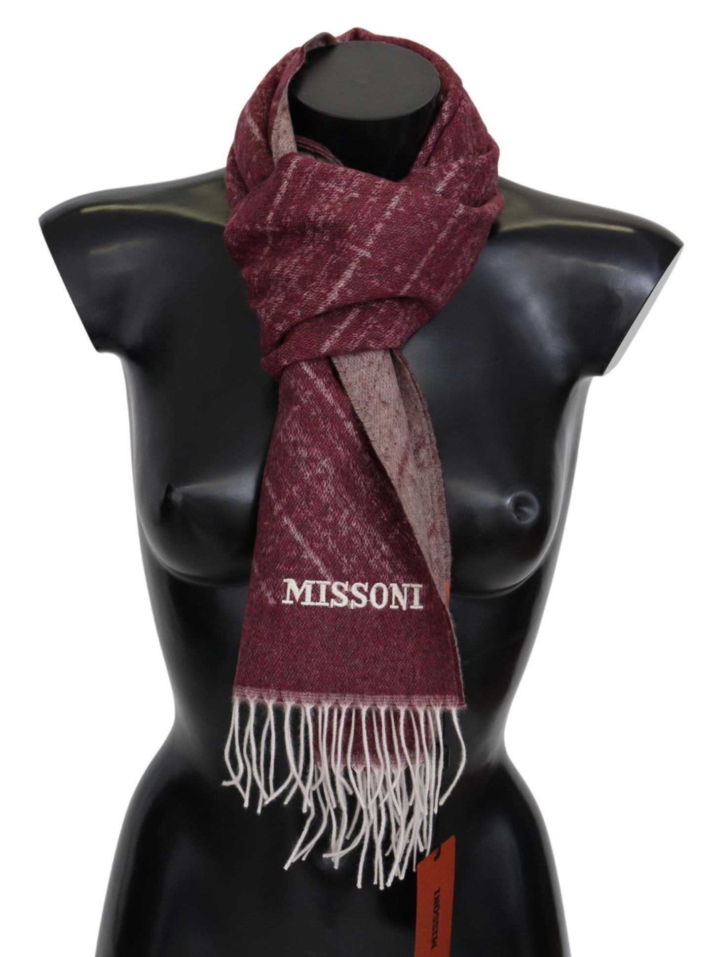 Missoni Elegant Cashmere Fringed -huivi