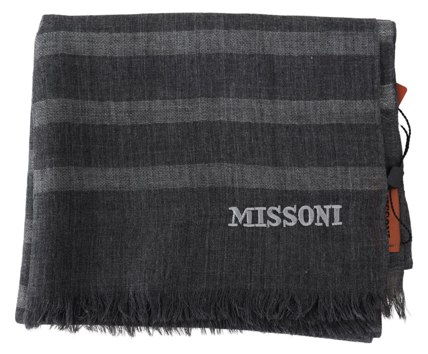 Missoni Elegant unisex villahuivi logobrodeerauksella