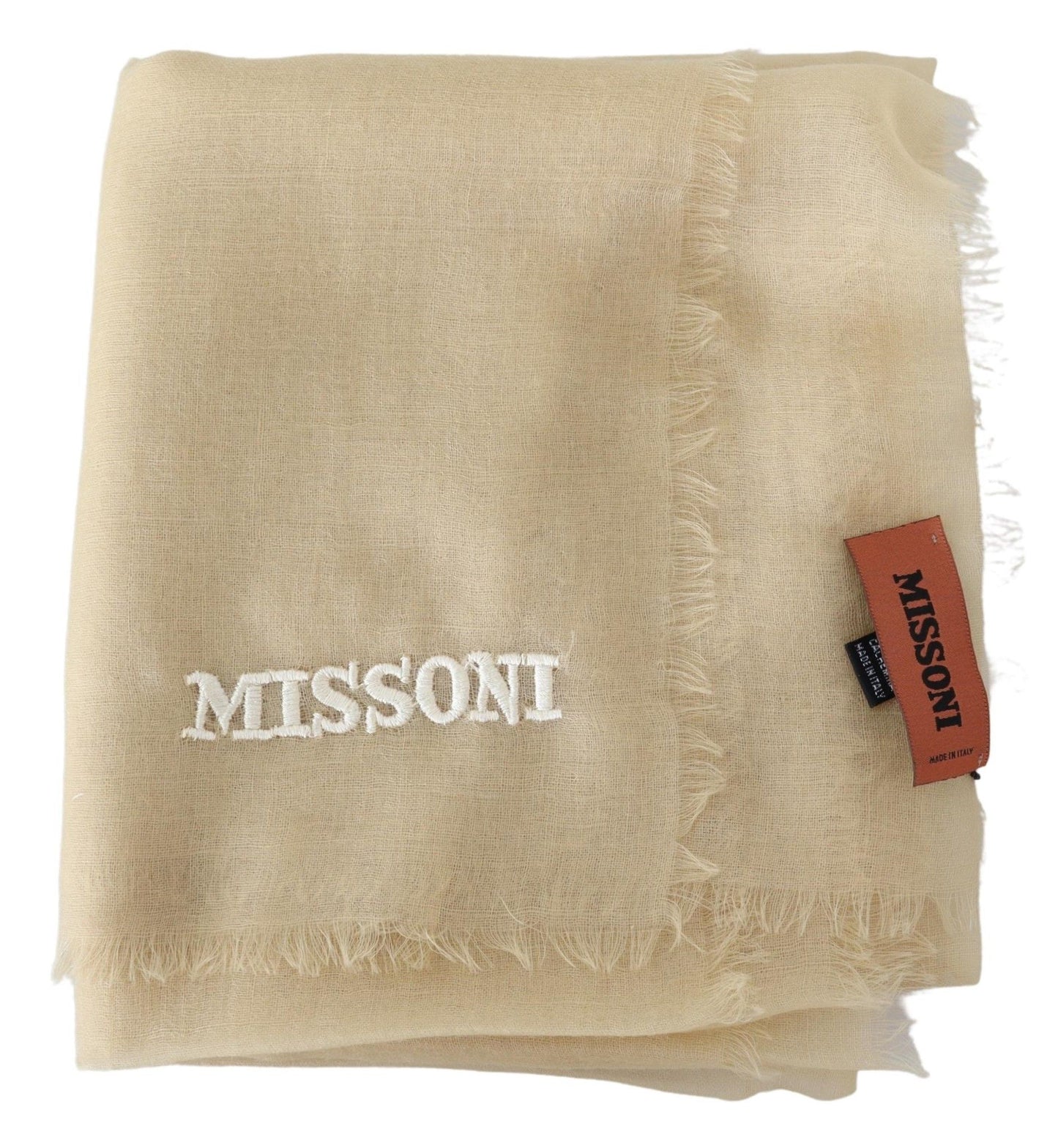 Missoni Elegant Cashmere -huivi beige