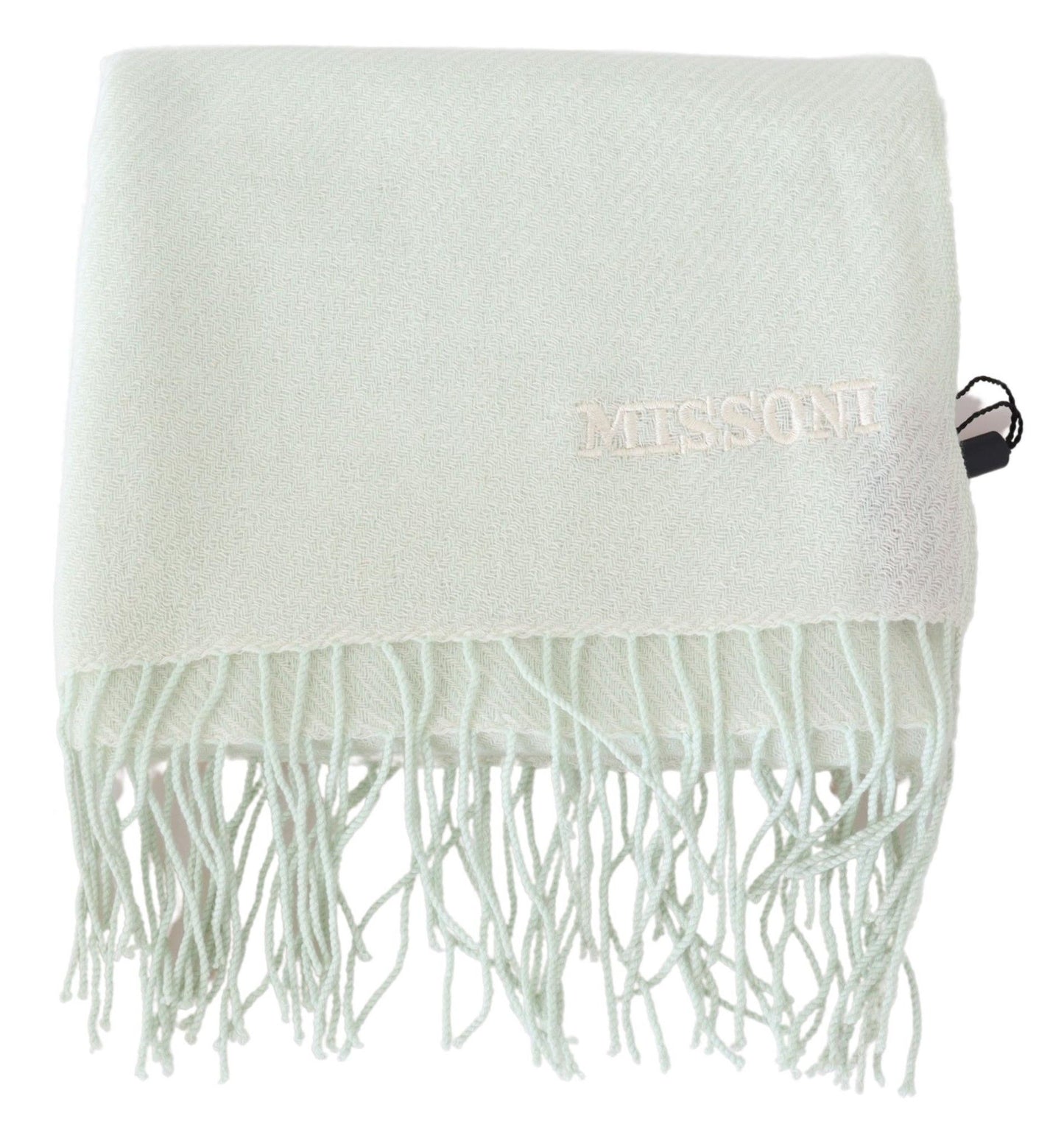 Missoni Elegant valkoinen kashmir huivi