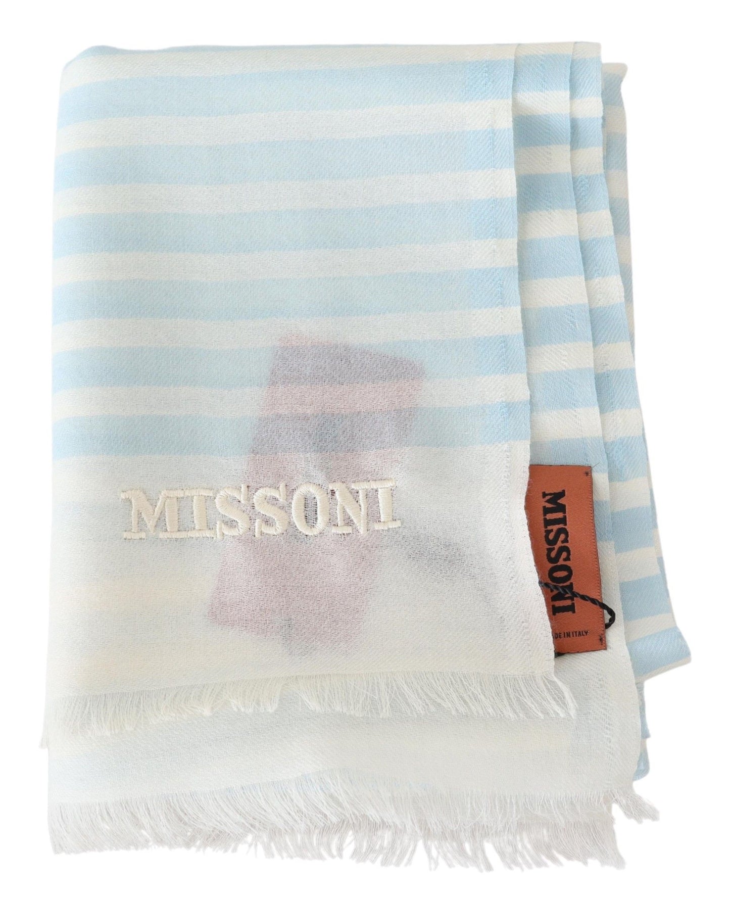 Missoni Elegant kashmir huivi lineaarisella kuviolla