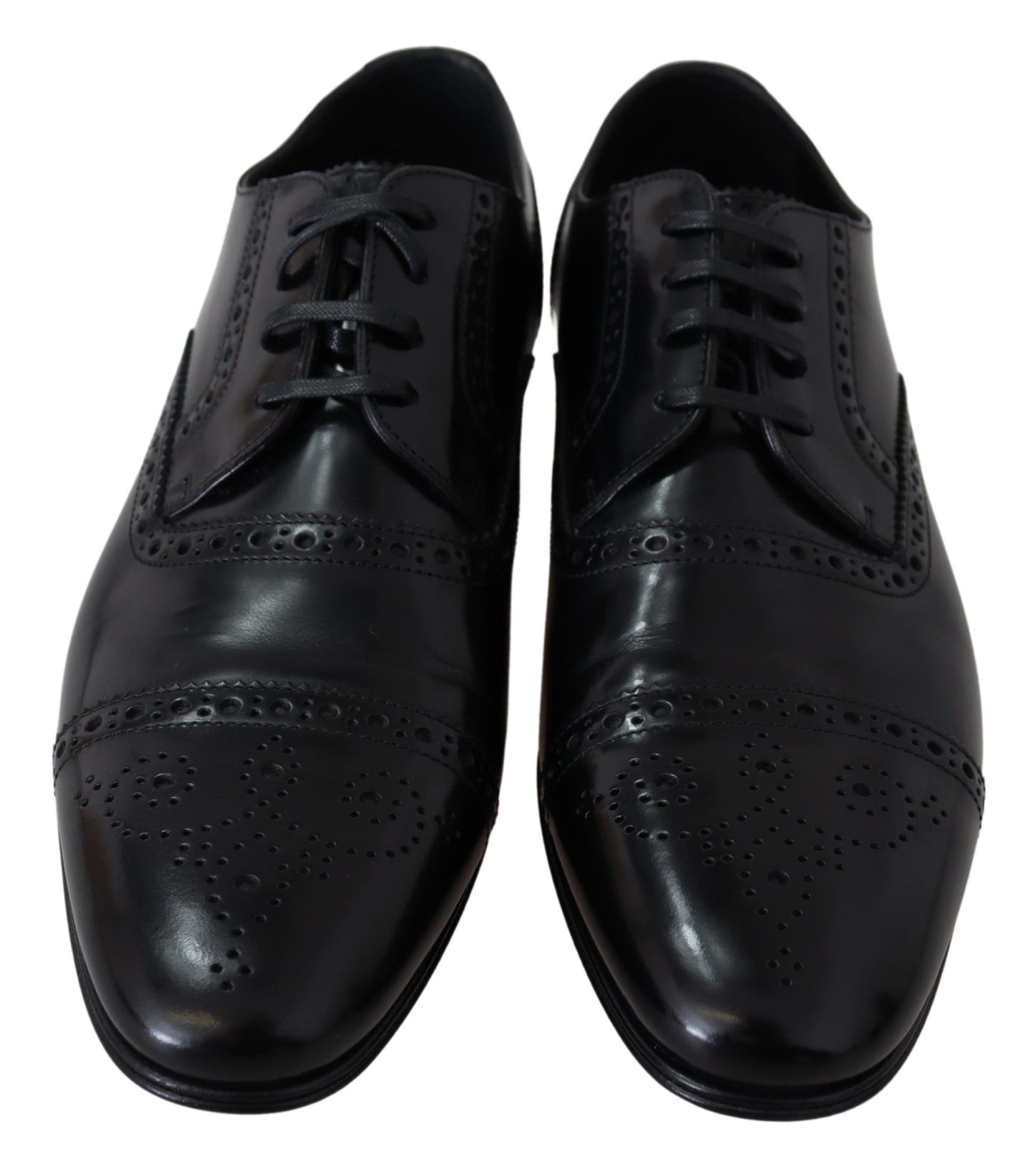 Dolce &amp; Gabbana Elegant formal derby shoes in black leather