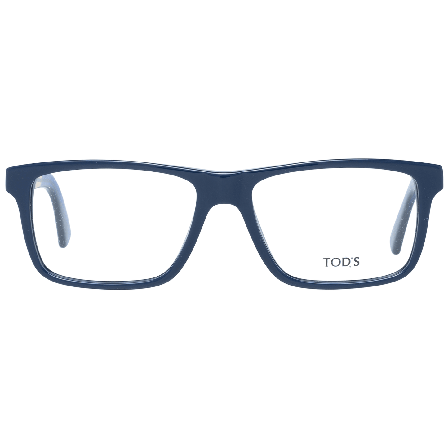 Tod's Schicke blaue rechteckige Herrenbrille