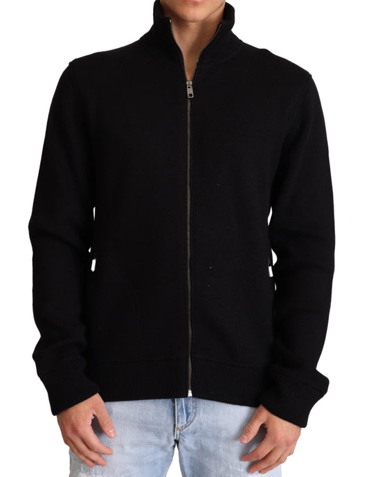 Dolce &amp; Gabbana Elegant cashmere blend sweater with high neck